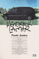 Kendrick Lamar 'Poetic Justice' Poster