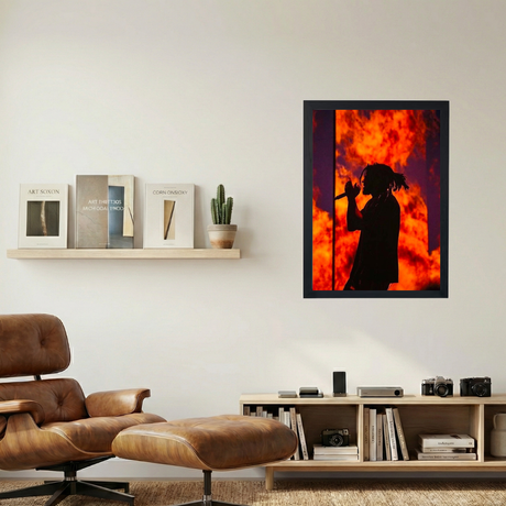 J. Cole 'Fire Squad' Poster - Mockup 1