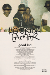 Kendrick Lamar 'Good Kid' Lyrics Poster