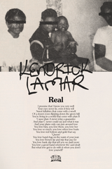 Kendrick Lamar 'Real' Lyrics Poster