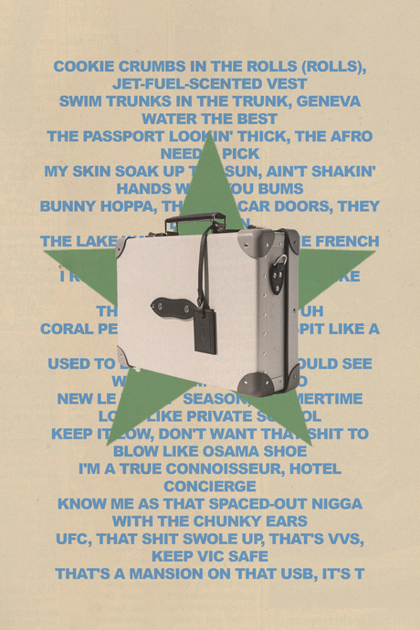 Tyler, The Creator 'Sir Baudelaire' Lyrics Poster