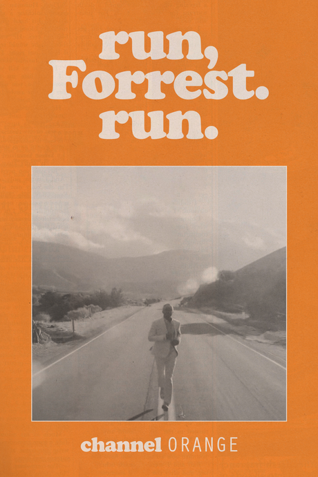 Frank Ocean 'Run, Forrest' Poster