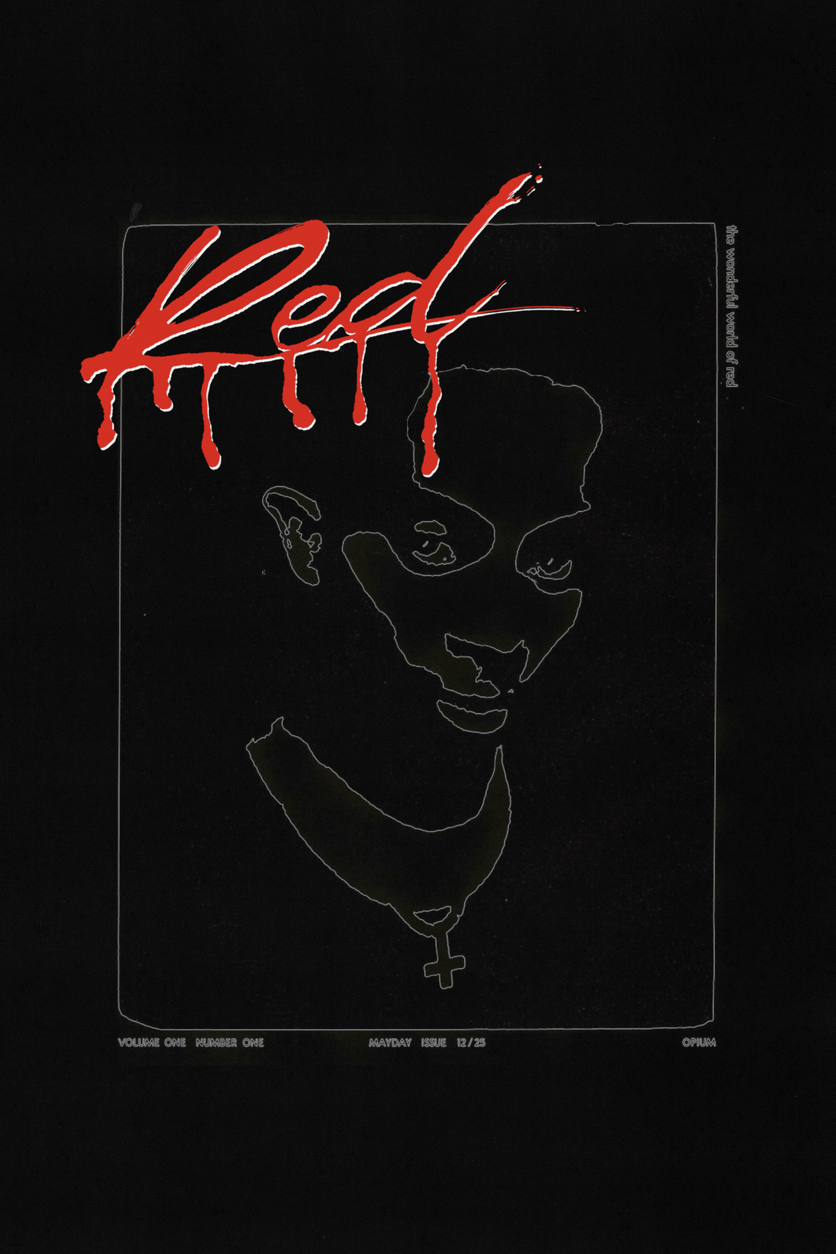 Playboi Carti 'Blacked Out Red' Poster