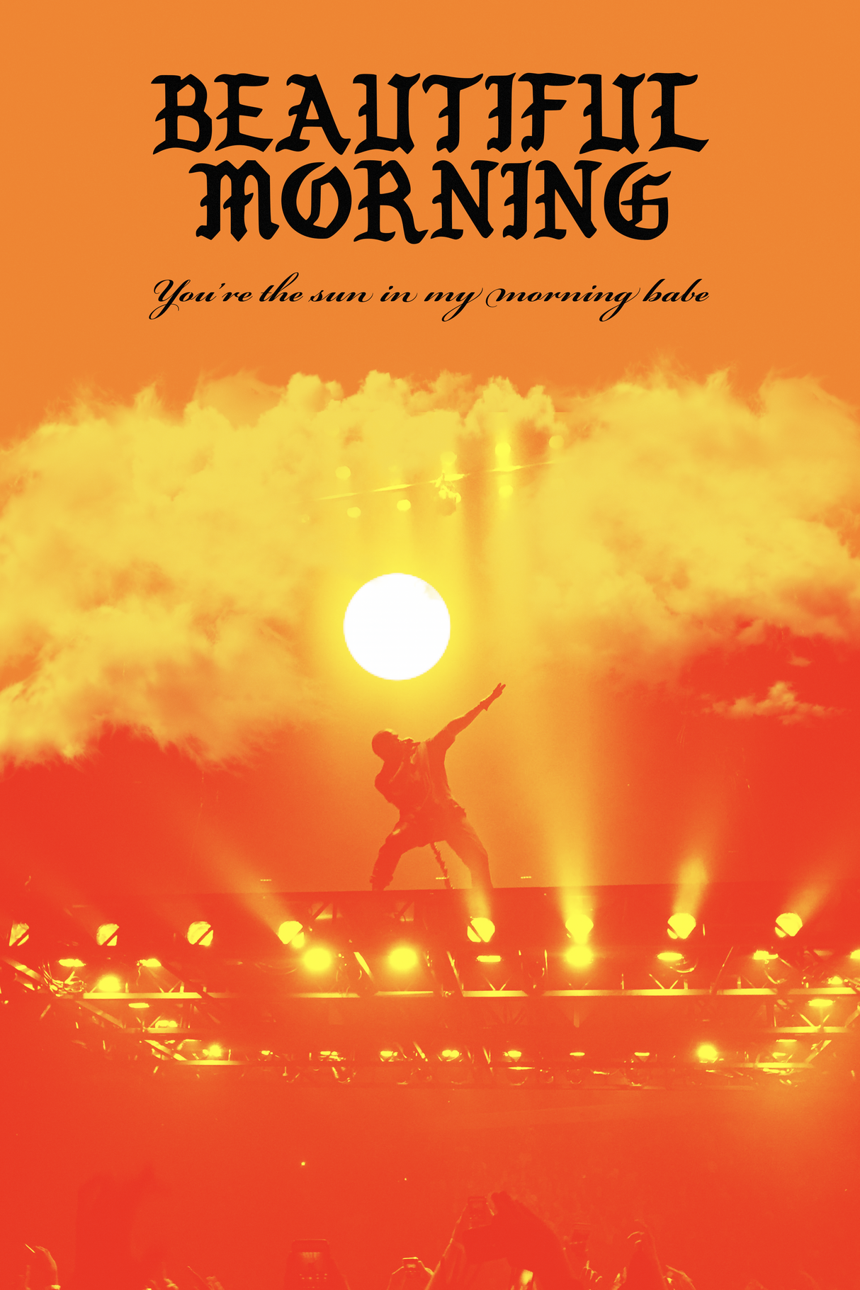 Kanye West 'Beautiful Morning' Poster