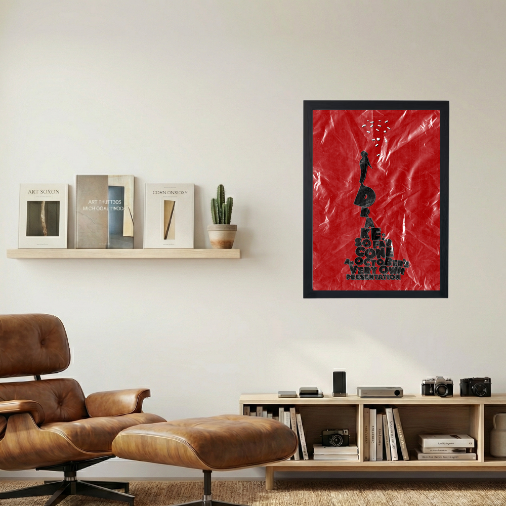 Drake 'So Far Gone Wrapped' Poster - Mockup 1