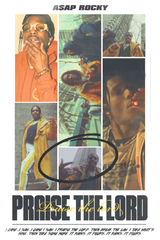 A$AP Rocky 'Praise The Lord' Collage Poster
