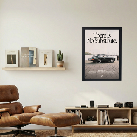 Porsche 912 'No Substitute' Poster - Mockup 1