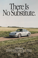 Porsche 993 'No Substitute' Poster
