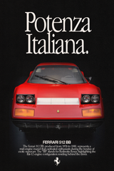 Ferrari 512 BB 'Potenza Italiana' Poster