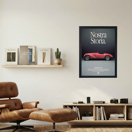 Ferrari 125 S 'Nostra Storia' Poster - Mockup 1