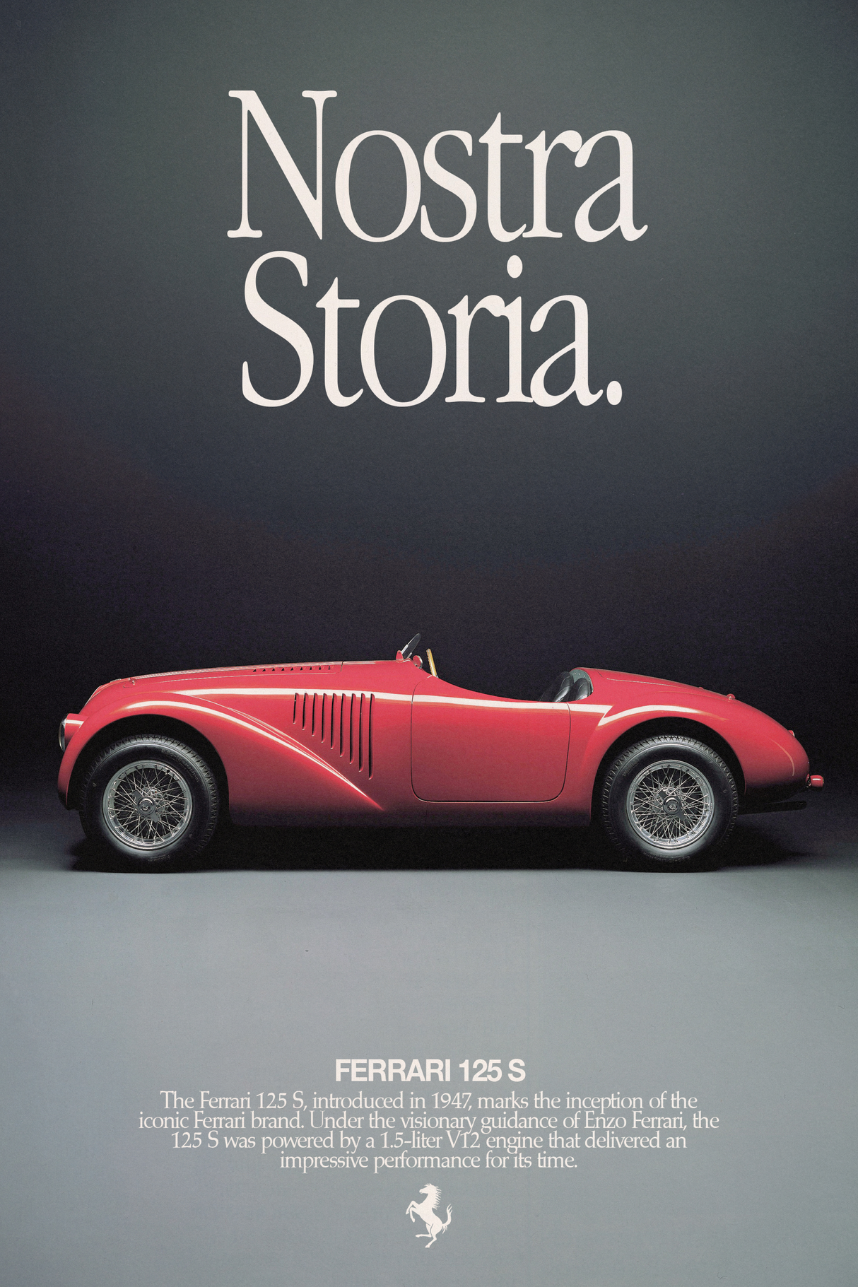 Ferrari 125 S 'Nostra Storia' Poster
