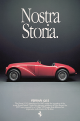Ferrari 125 S 'Nostra Storia' Poster