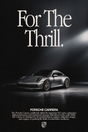 Porsche Carrera 'For The Thrill' Poster
