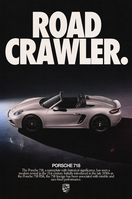 Porsche 718 'Road Crawler' Poster