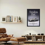 Porsche 356 'Timeless Past' Poster - Mockup 1