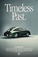 Porsche 356 'Timeless Past' Poster V2