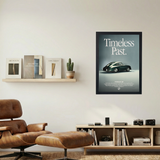 Porsche 356 'Timeless Past' Poster V2 - Mockup 1