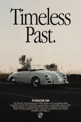 Porsche 356 'Timeless Past' Poster V3