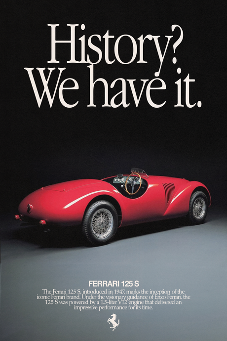 Ferrari 'History?' Poster
