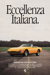 Ferrari Daytona 'Eccellenza Italiana' Poster V2