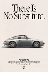 Porsche 993 'No Substitute' Poster V3