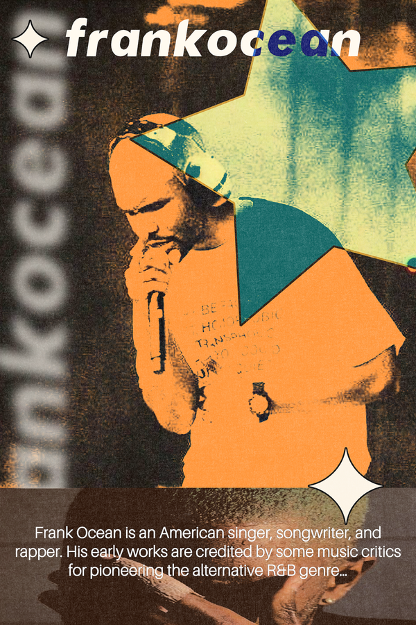Frank Ocean 'Thermal Collage' Poster