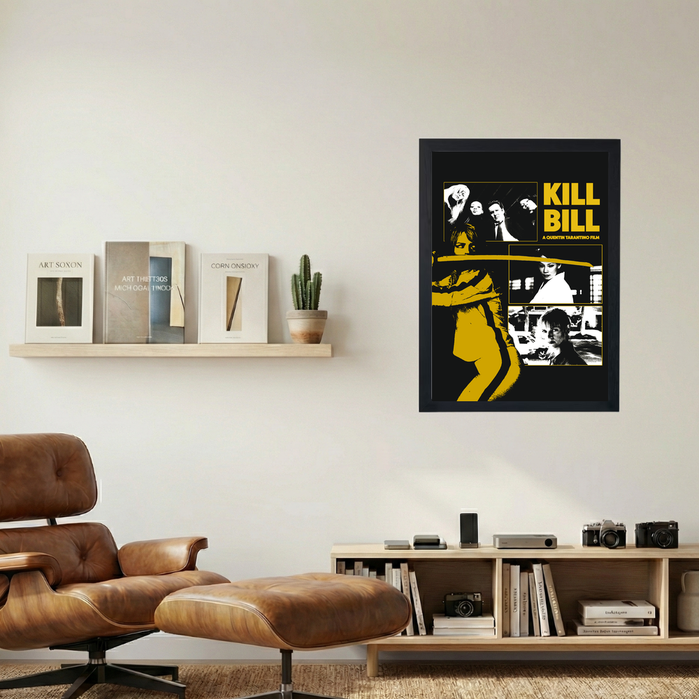 Kill Bill Collage Poster - Mockup 1