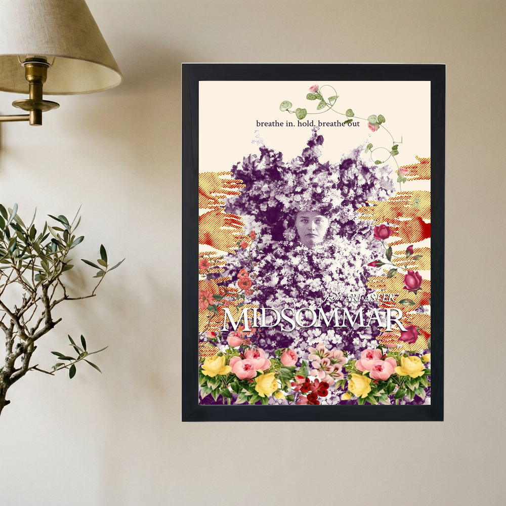 Midsommar 'Breathe In' Poster - Mockup 2