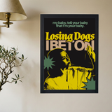 Mitski 'I Bet On Losing Dogs' Poster - Mockup 2