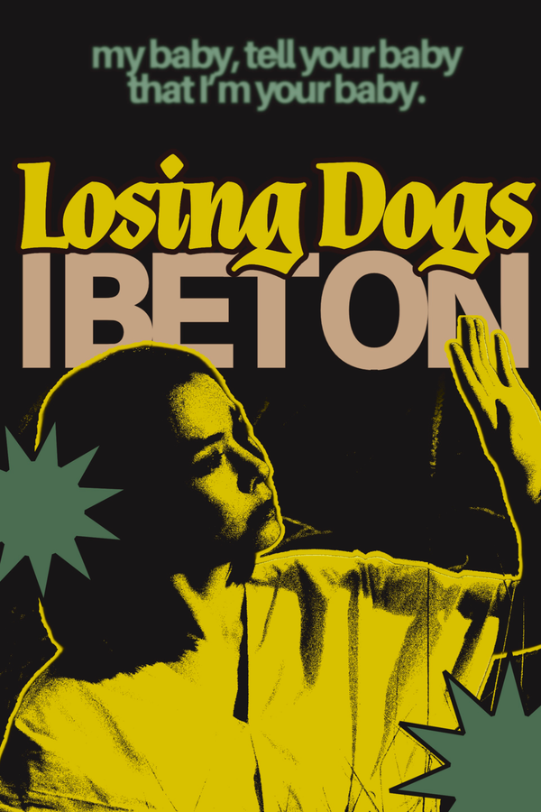 Mitski 'I Bet On Losing Dogs' Poster