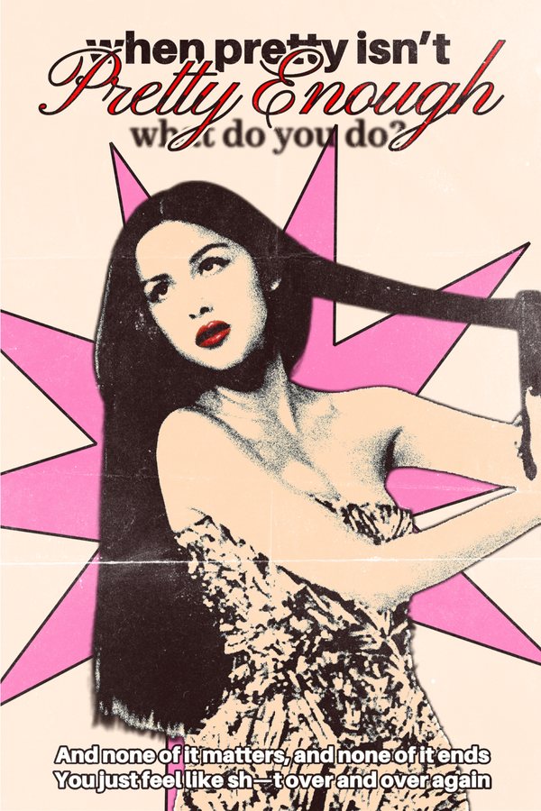 Olivia Rodrigo 'Pretty Enough' Poster