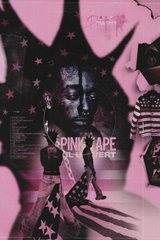 Lil Uzi Vert 'Pink Tape Collage' Poster V2