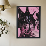 Lil Uzi Vert 'Pink Tape Collage' Poster V2 - Mockup 2