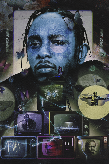 Kendrick Lamar 'Televized' Collage Poster