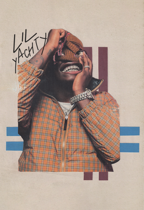 Lil Yachty Collaged Poster