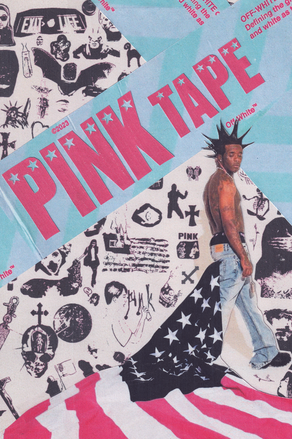 Lil Uzi Vert 'Pink Tape Collage' Poster