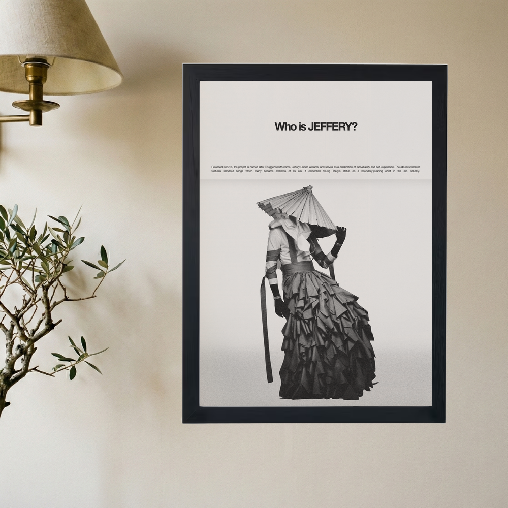Young Thug 'Who Is JEFFERY?' Poster - Mockup 2