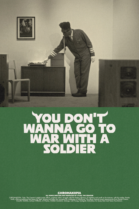 Tyler, The Creator 'War With A Soldier' Poster