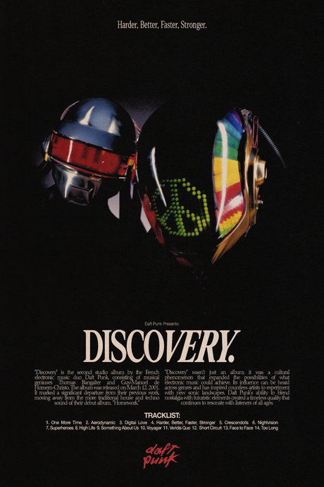 Daft Punk 'Discovery' Poster