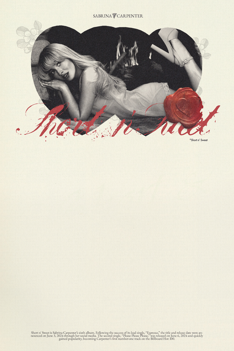 Sabrina Carpenter 'Short N Sweet' Poster