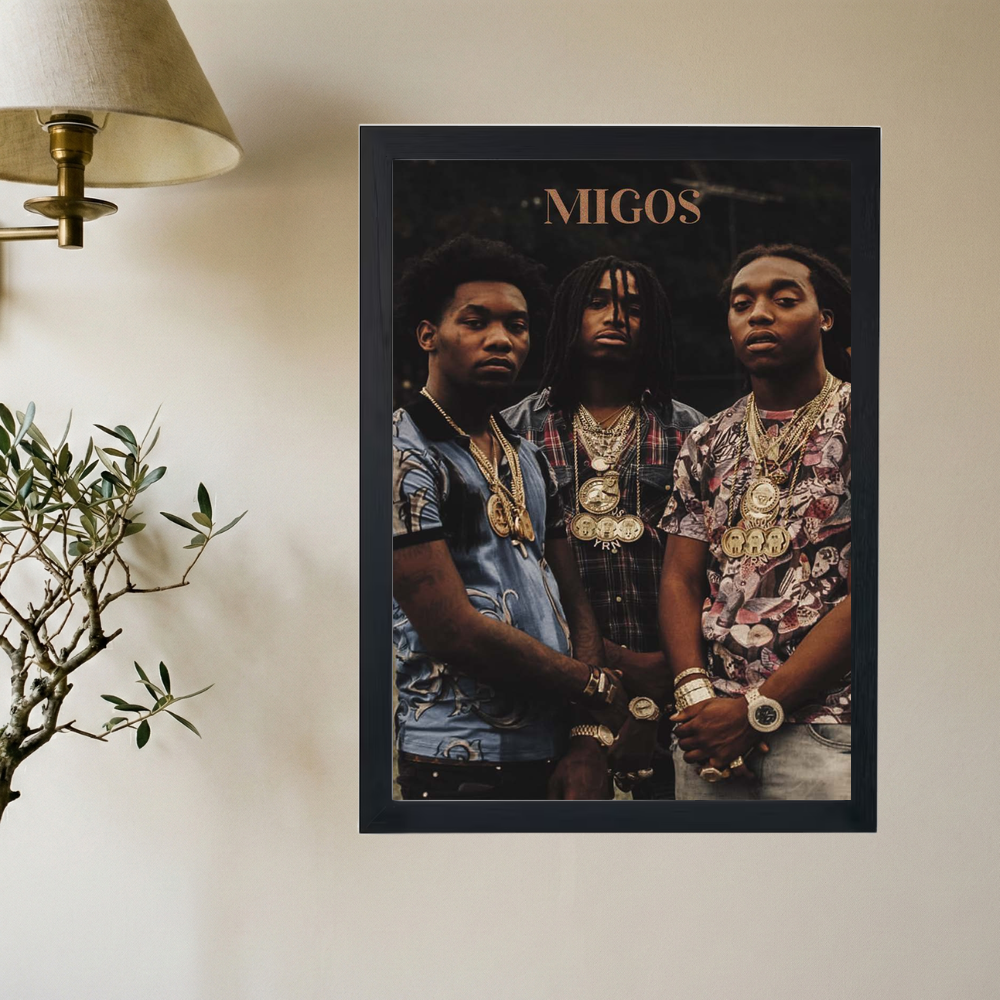 Migos 'Youngins' Poster - Mockup 2
