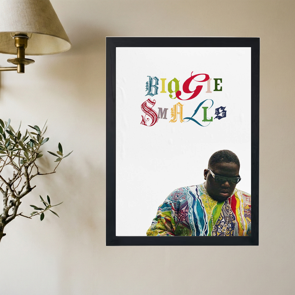 Biggie Smalls 'Exotic' Poster - Mockup 2