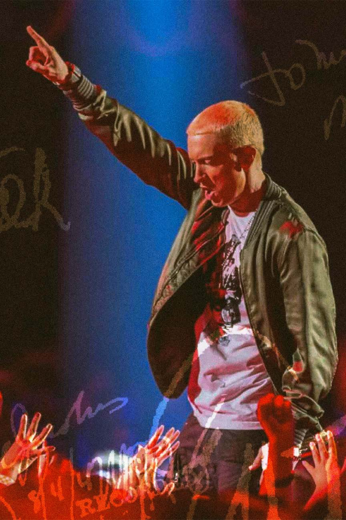 Eminem 'Hands Up' Poster