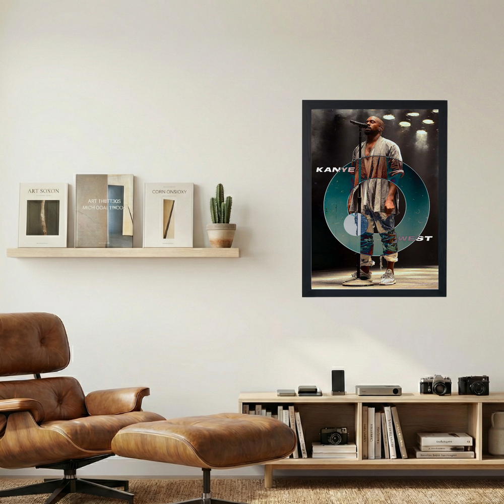 Kanye West 'Performer' Poster - Mockup 1