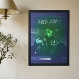 Juice Wrld 'Bad Boy' Poster - Mockup 2