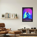 Kid Cudi 'Peace on the Moon' Poster - Mockup 1