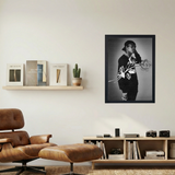 Lil Baby B&W 'Roses' Poster - Mockup 1