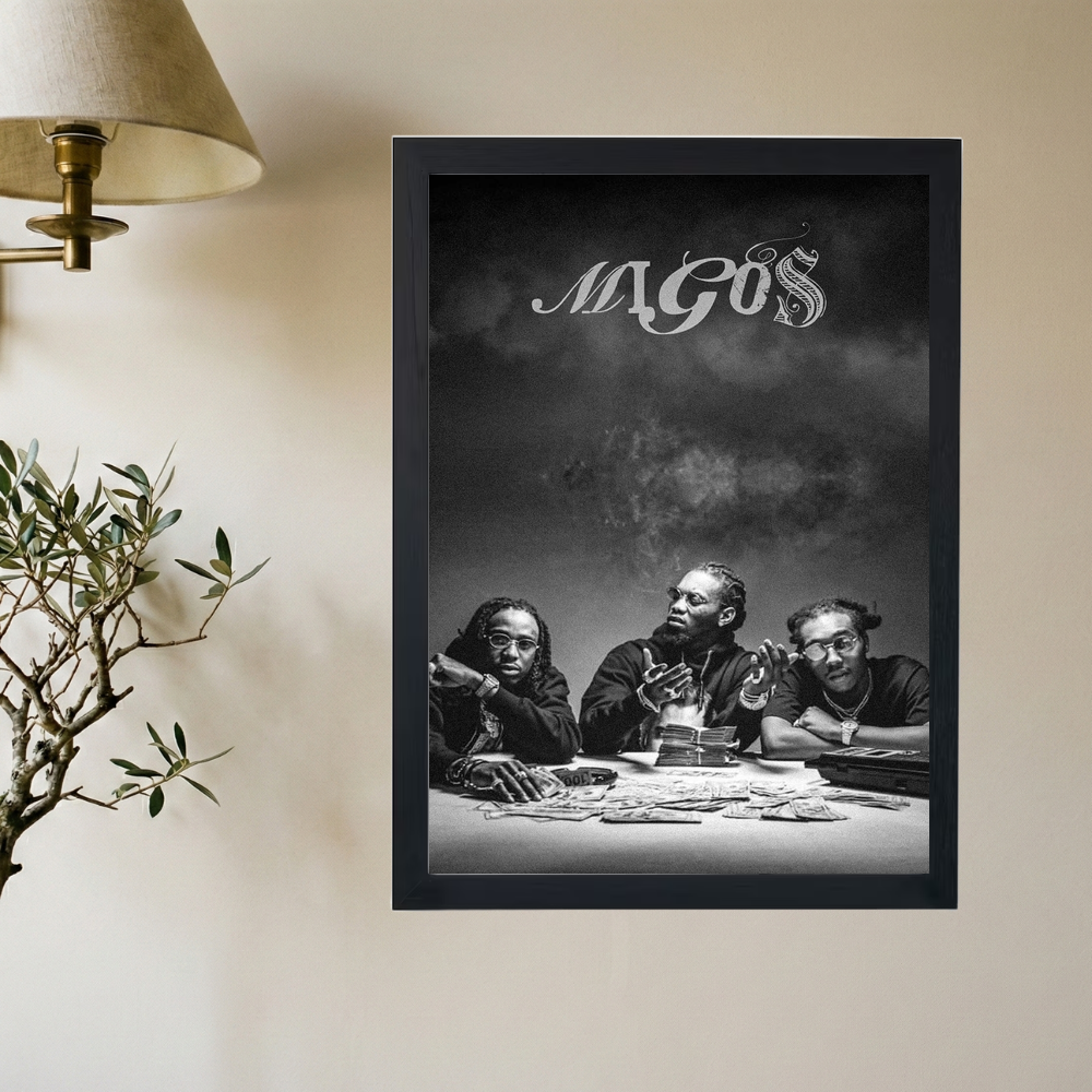 Migos 'Money Out' Poster - Mockup 2