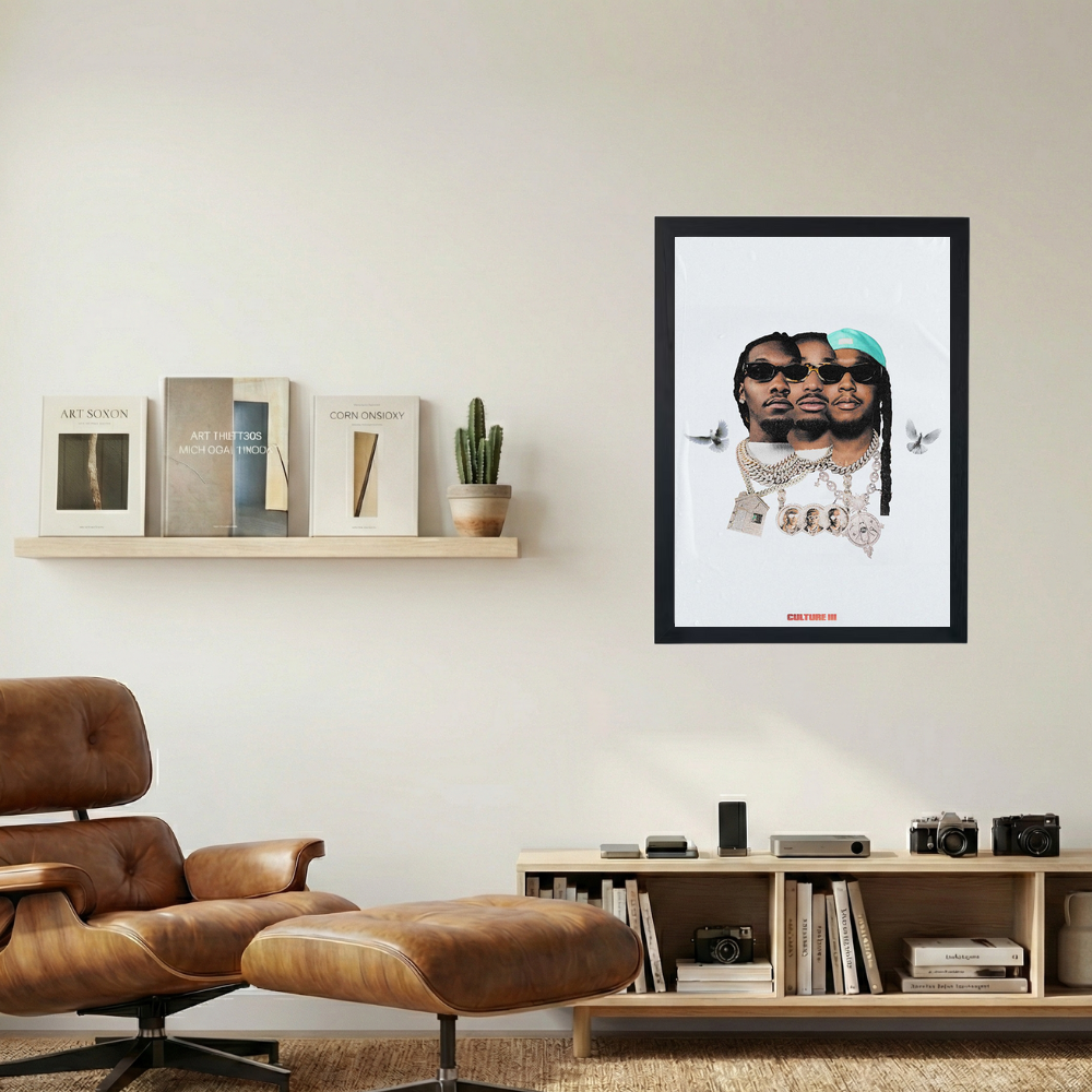Migos 'Culture III' Poster - Mockup 1