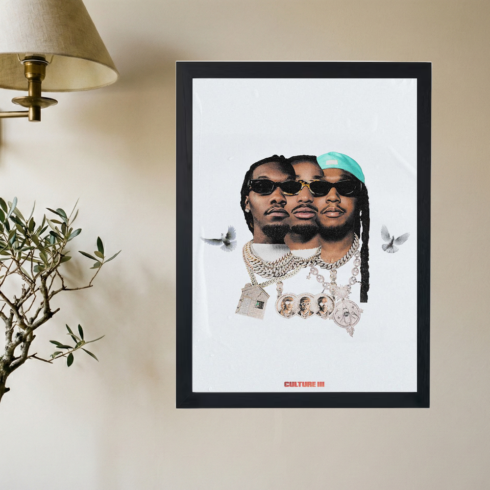 Migos 'Culture III' Poster - Mockup 2